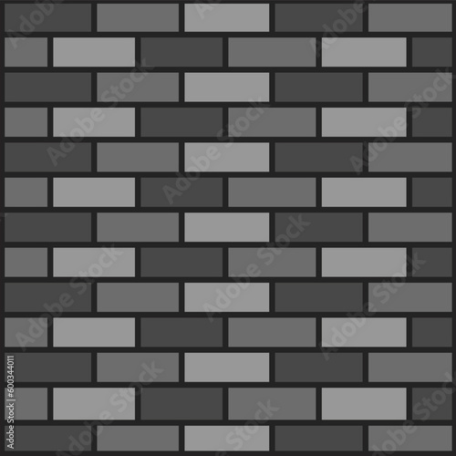 Vector illustration of background or wallpaper design with abstract granite brick pattern combined with dark gray and light gray tones