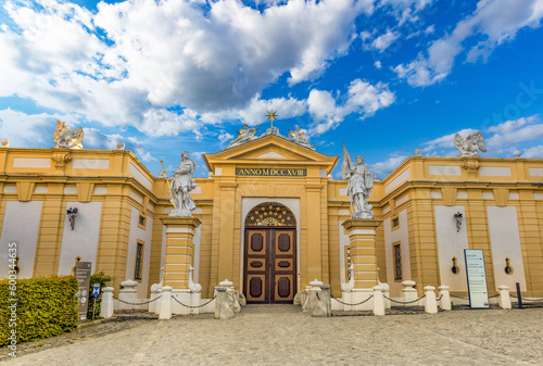 Melk abbey in Wachau valley  Austria