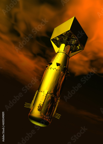 Atomic bomb, illustration photo