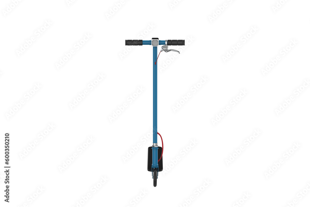 Electric Scooter Mockup Isolated On White Background. 3d illustration Electric Scooter Mockup Isolated On White Background. 3d illustration
