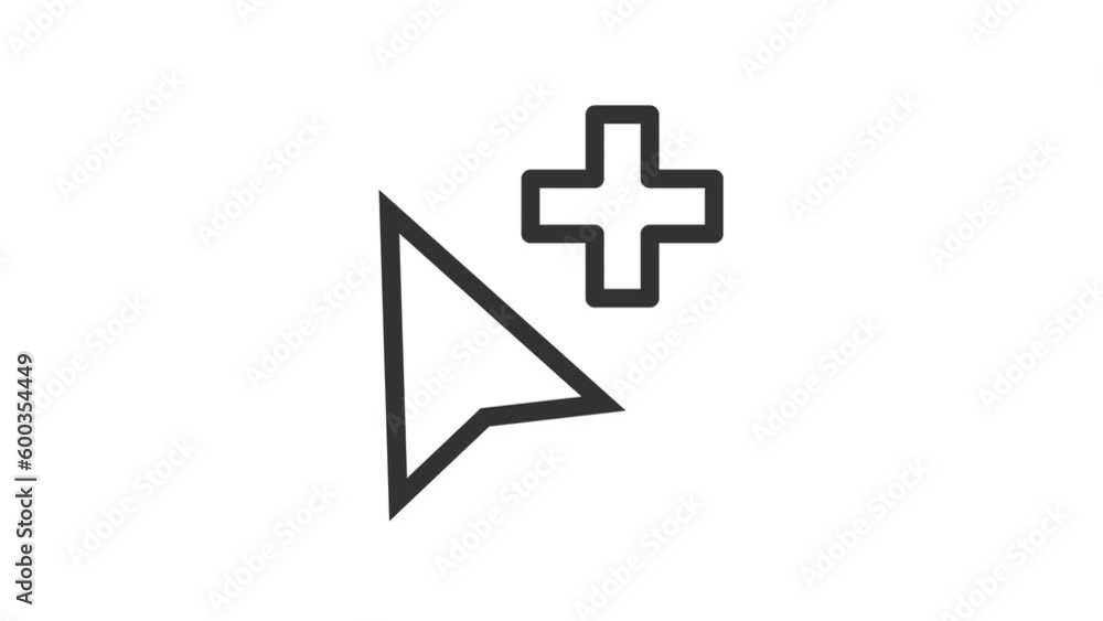 Add Cursor animated icon on white background
Add Cursor animated icon on white background