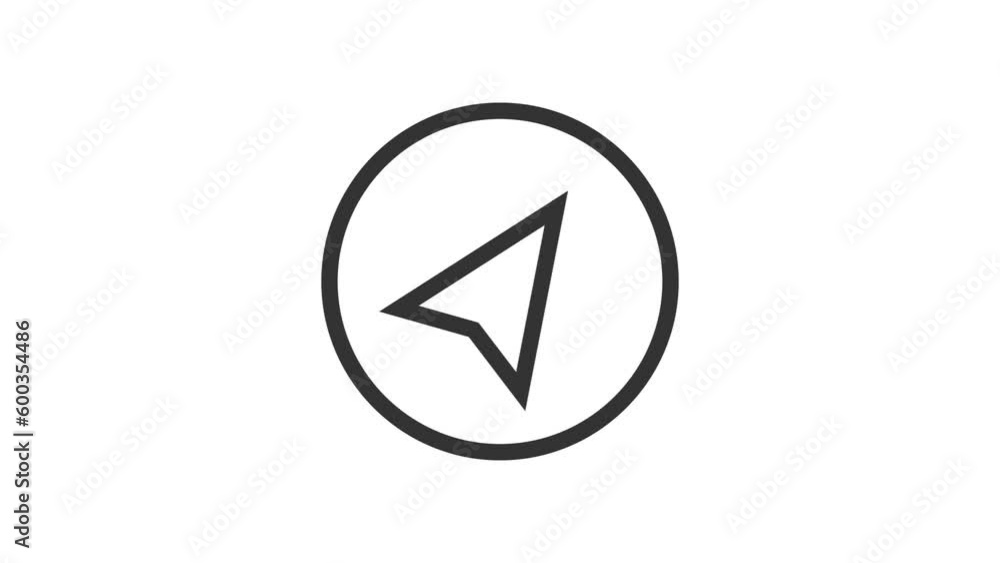Cursor animated icon on white background
Cursor animated icon on white background