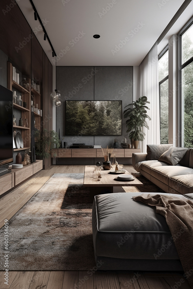 Fototapeta premium modern living room