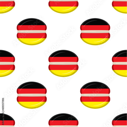 Pattern cookie with flag country Germany in tasty biscuit © oleg525