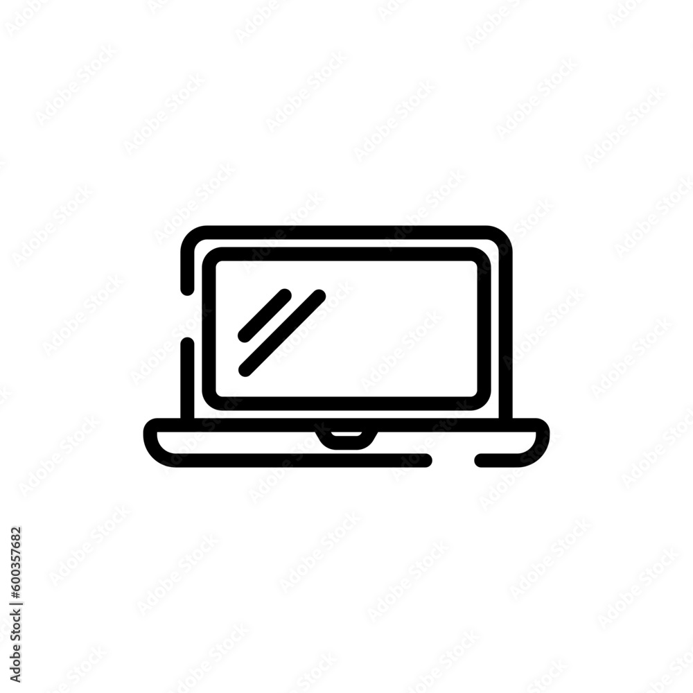 laptop sign symbol vector laptop sign symbol vector