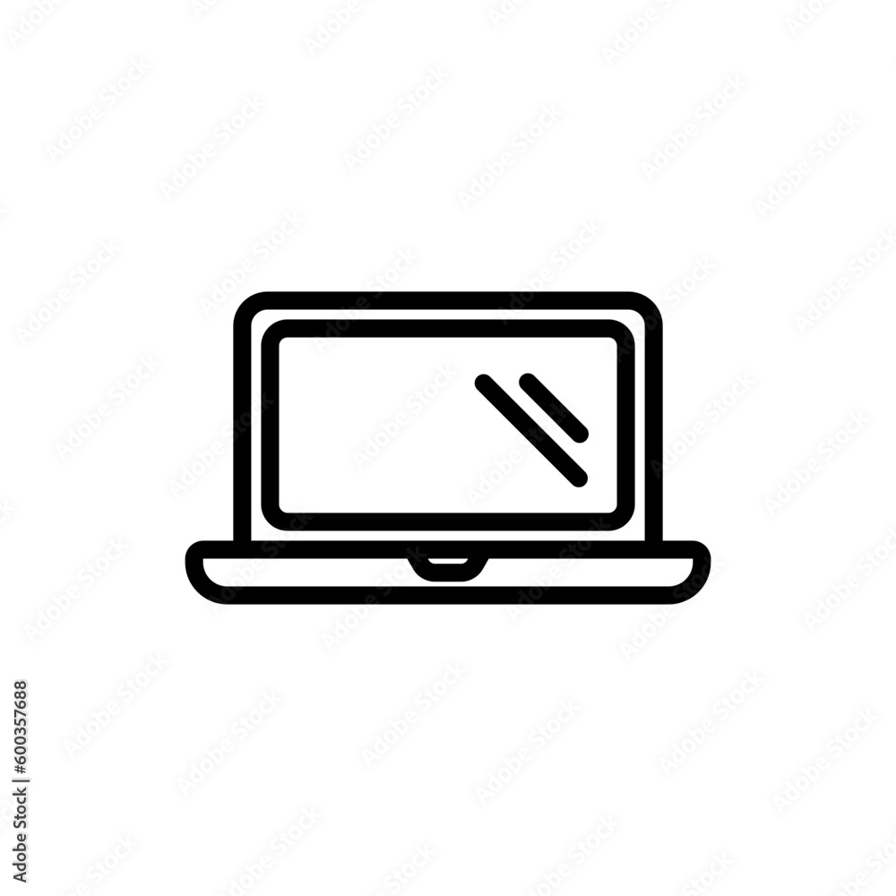 laptop sign symbol vector laptop sign symbol vector