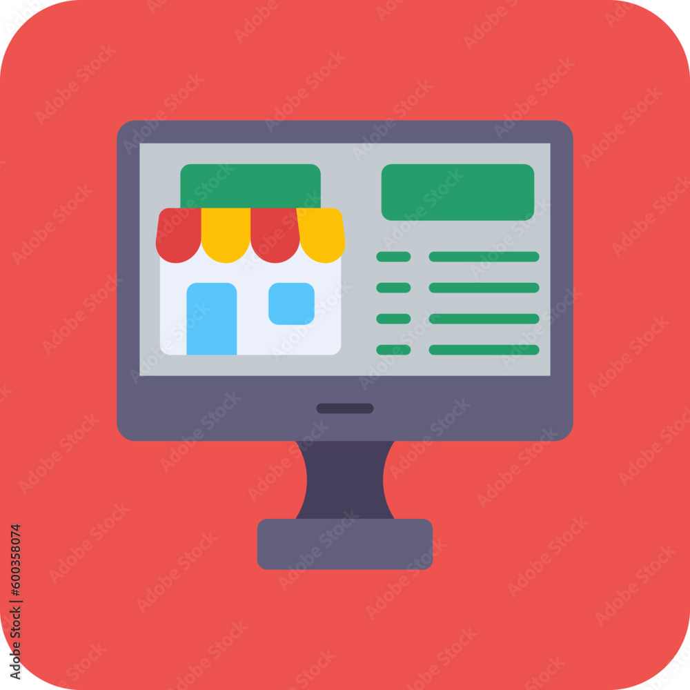 Online Store Icon Online Store Icon