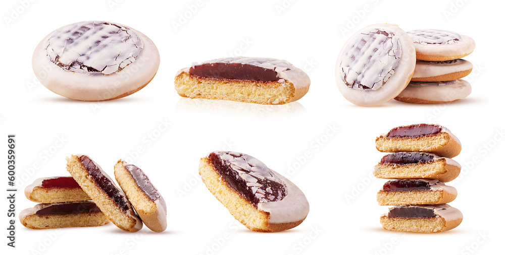 Set cookies with fruit jelly Set cookies with fruit jelly