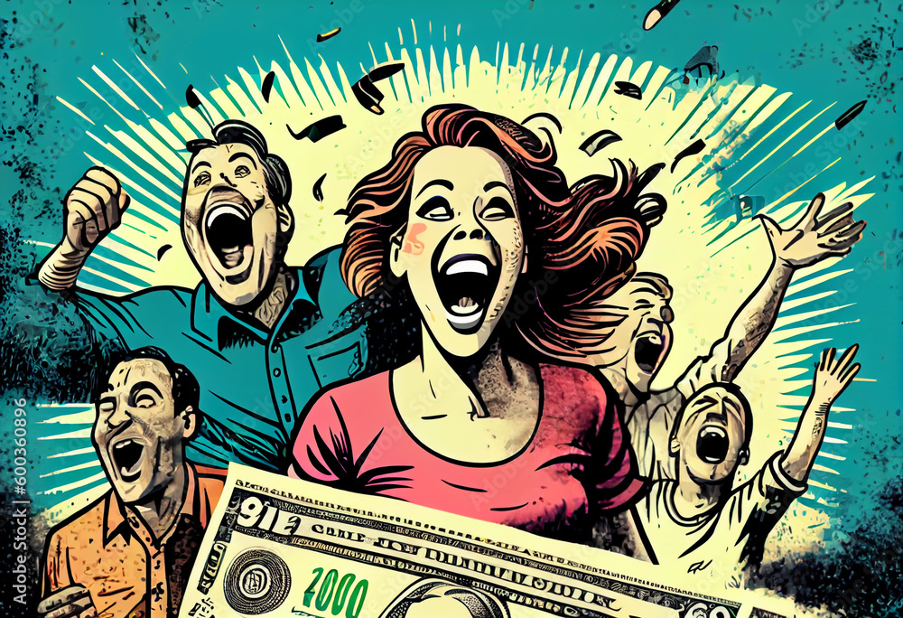 People screaming illustration. AI generative. People screaming illustration. AI generative.