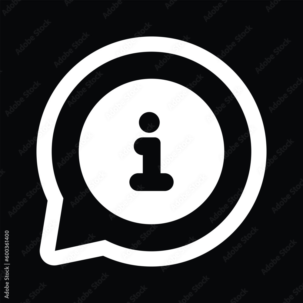Info icon in line style about essentials, use for website mobile app presentation Info icon in line style about essentials, use for website mobile app presentation