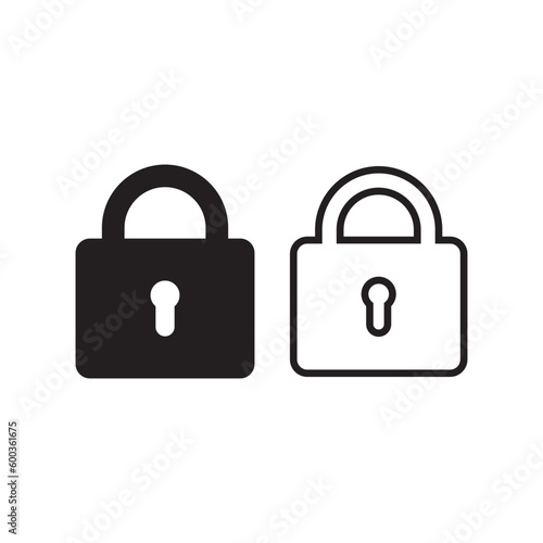 padlock icon symbol illustration