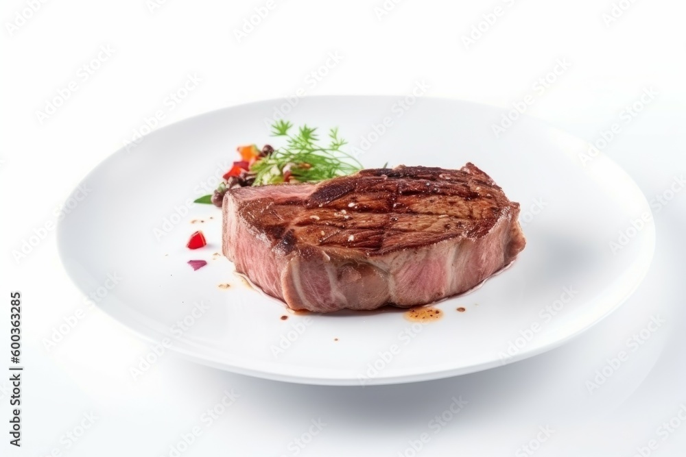 Meat steak plate. Generate Ai Meat steak plate. Generate Ai