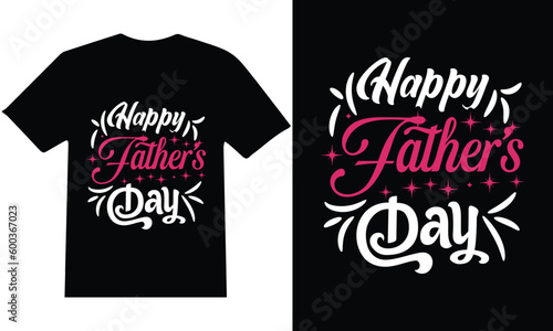 Father's Day" T-shirt design vector.