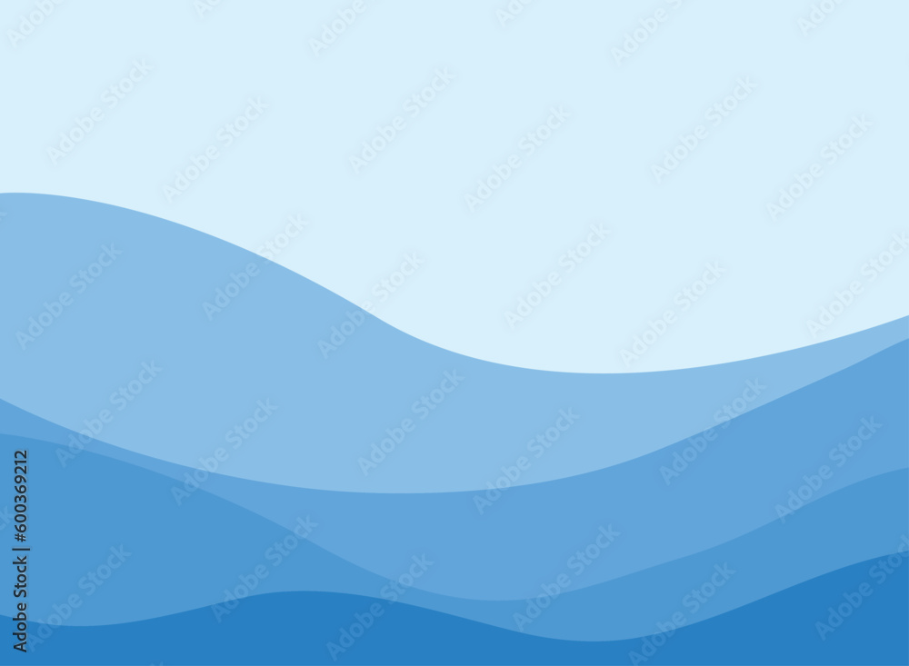 Blue Wave Abstract Background Blue Wave Abstract Background