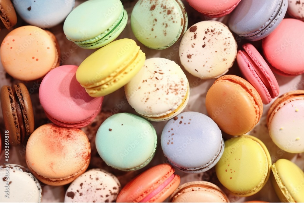 Obraz premium french macaroon cakes- Ai