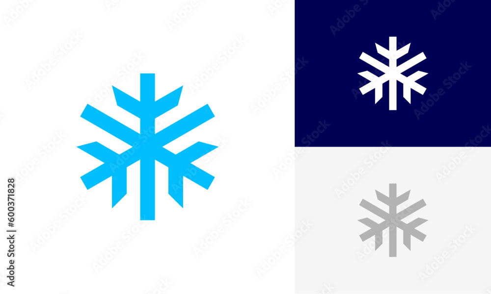 snowflakes logo icon design vector snowflakes logo icon design vector
