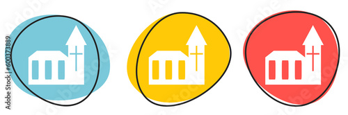 Button Banner für Website oder Business: Kirche, religion oder Gottesdienst photo