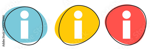 Photos Button Banner für Website oder Business: Information oder Infos