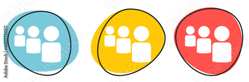 Button Banner für Website oder Business: Community oder Gruppe photo
