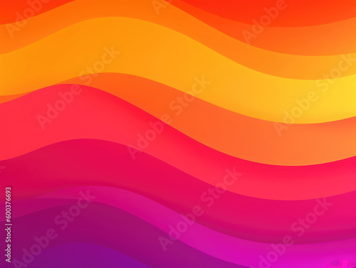 Colorful abstract wave background. Generative AI