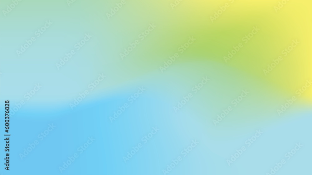 Obraz premium Gradient background Color Blur colorful , Watercolor cyan, green abstract.