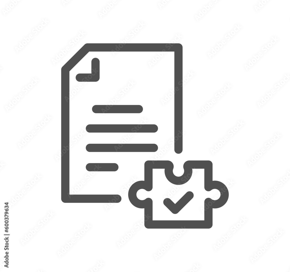 Document and paperwork icon outline and linear vector. Document and paperwork icon outline and linear vector.
