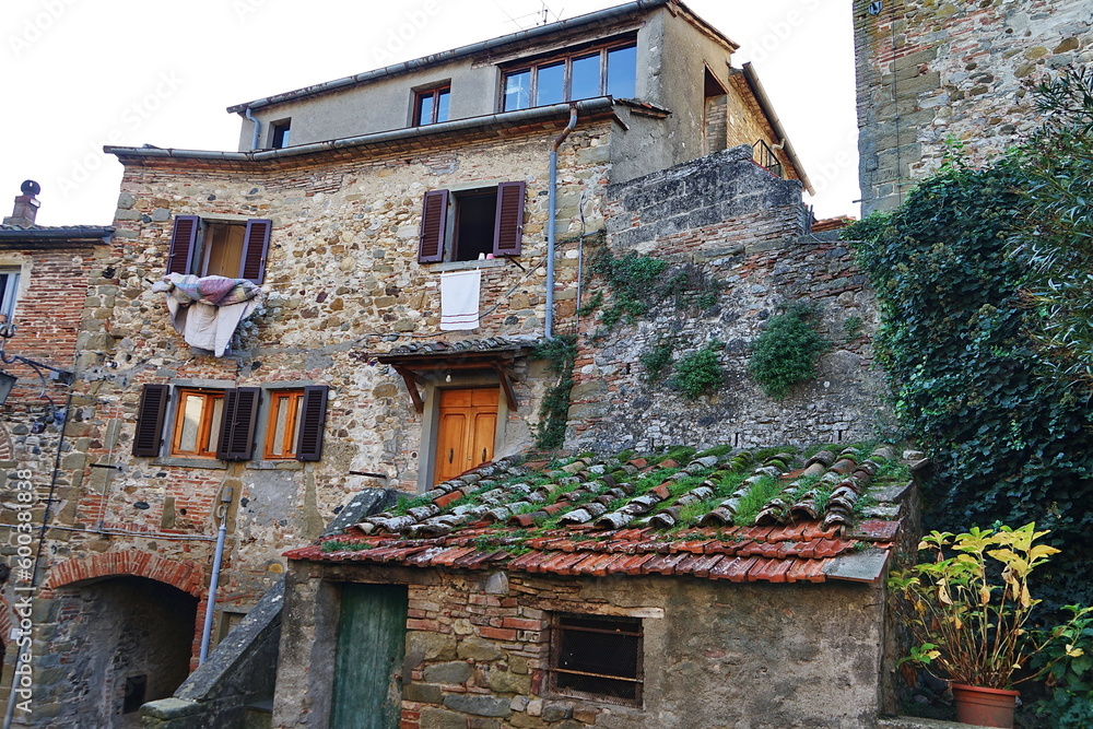 Glimpse of the medieval old town of Anghiari, Tuscany, Italy Glimpse of the medieval old town of Anghiari, Tuscany, Italy