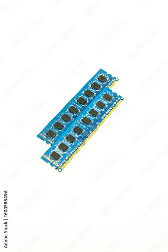 An 8GB ddr3 memory board on a white surface An 8GB ddr3 memory board on a white surface