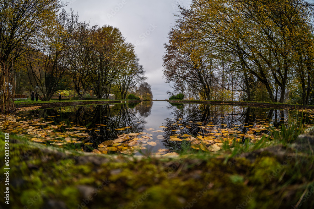 Norrviken Gardens, Båstad, Sweden im Herbst