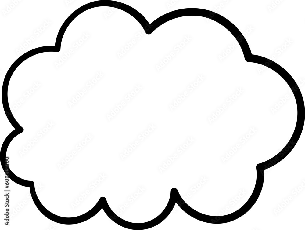 Speech Bubble Outline Speech Bubble Outline