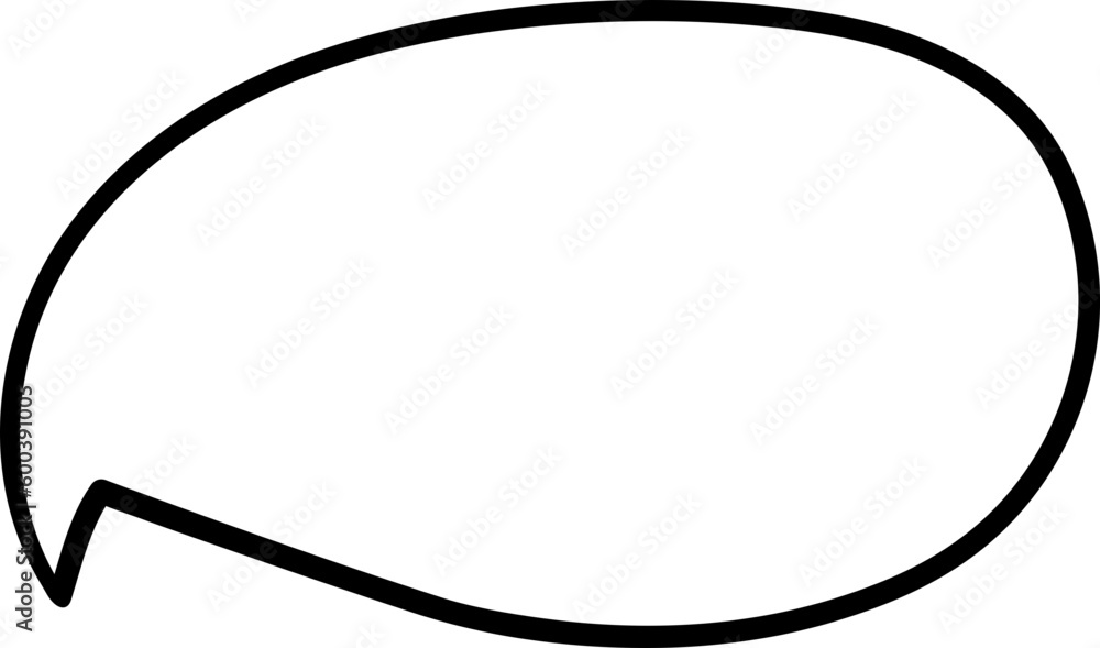 Speech Bubble Outline Speech Bubble Outline