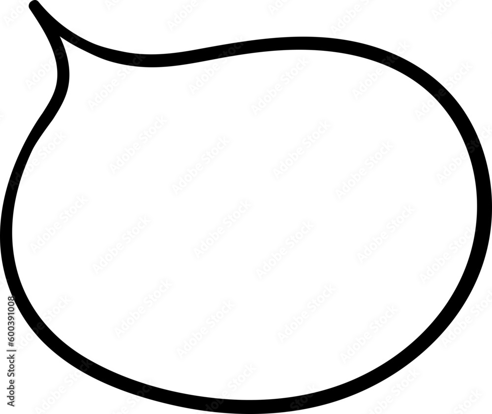 Speech Bubble Outline Speech Bubble Outline