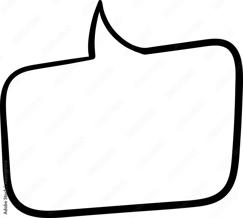 Speech Bubble Outline Speech Bubble Outline