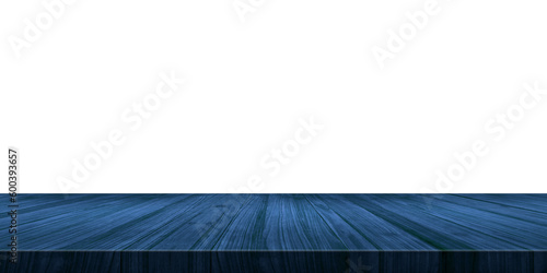 Empty wood table transparent background For product placement. wooden table template, desk mockup