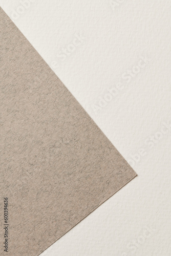 Rough kraft paper background  paper texture gray shades colors. Mockup with copy space for text