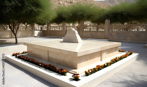 Tomb of the arabian royal family. generative AI