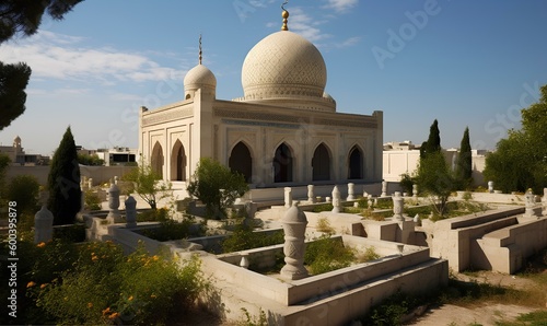 Tomb of the arabian royal family. generative AI