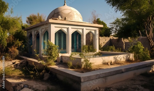 Tomb of the arabian royal family. generative AI