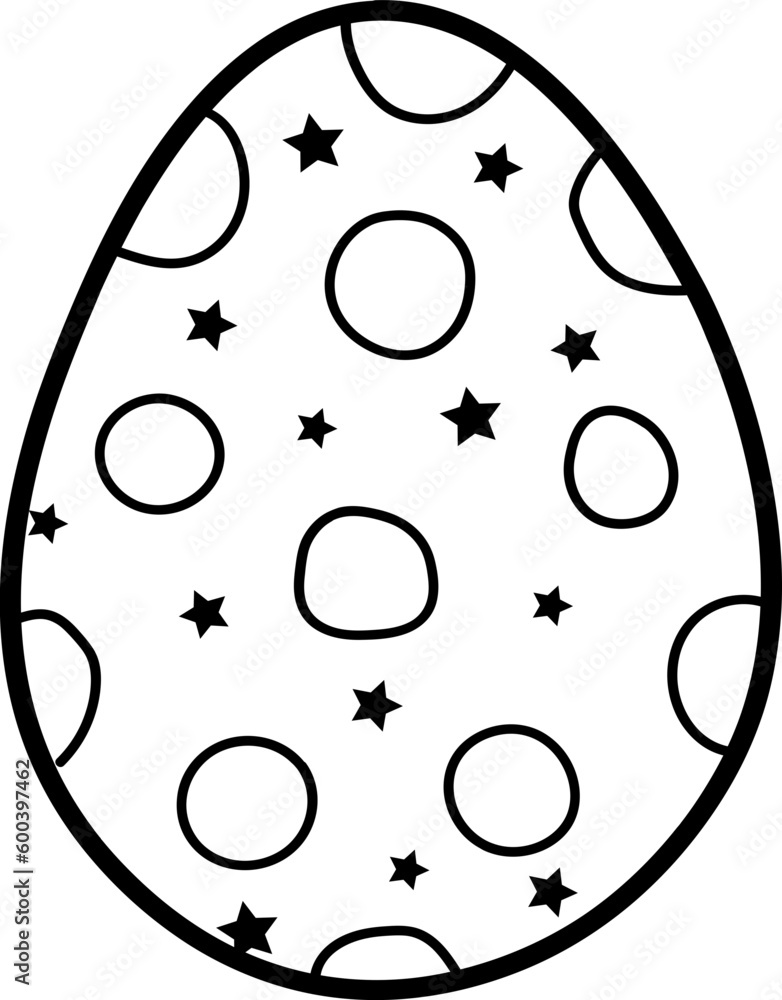 Easter Egg Outline Easter Egg Outline