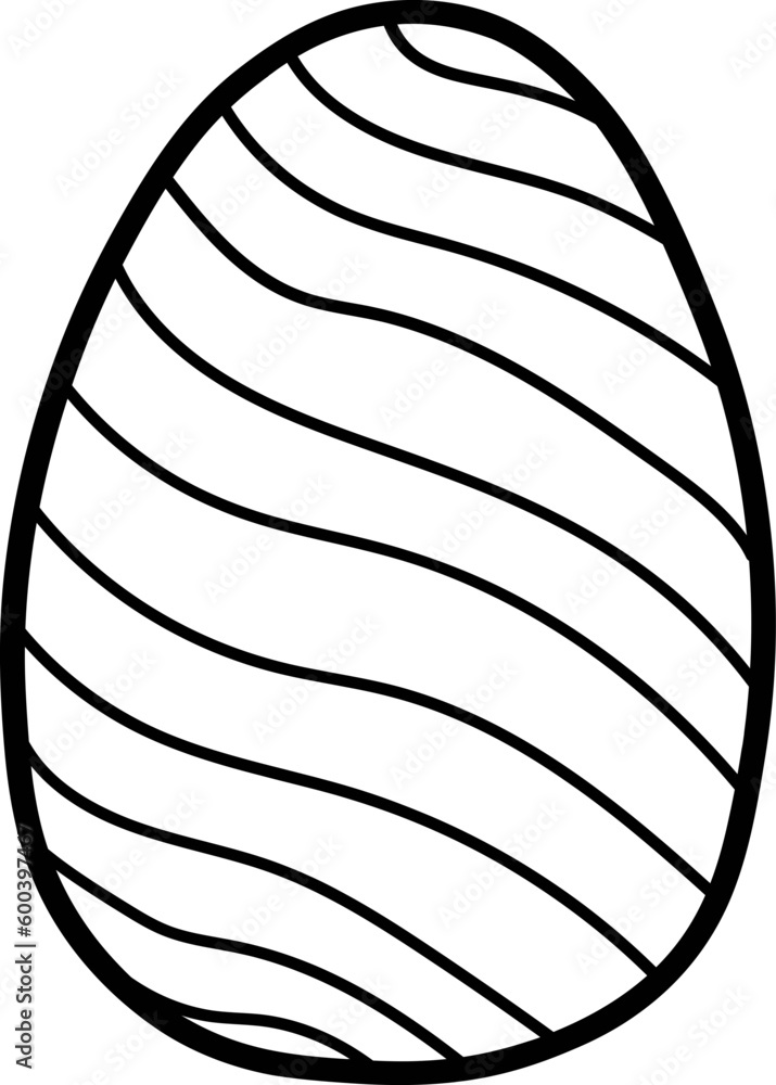 Easter Egg Outline