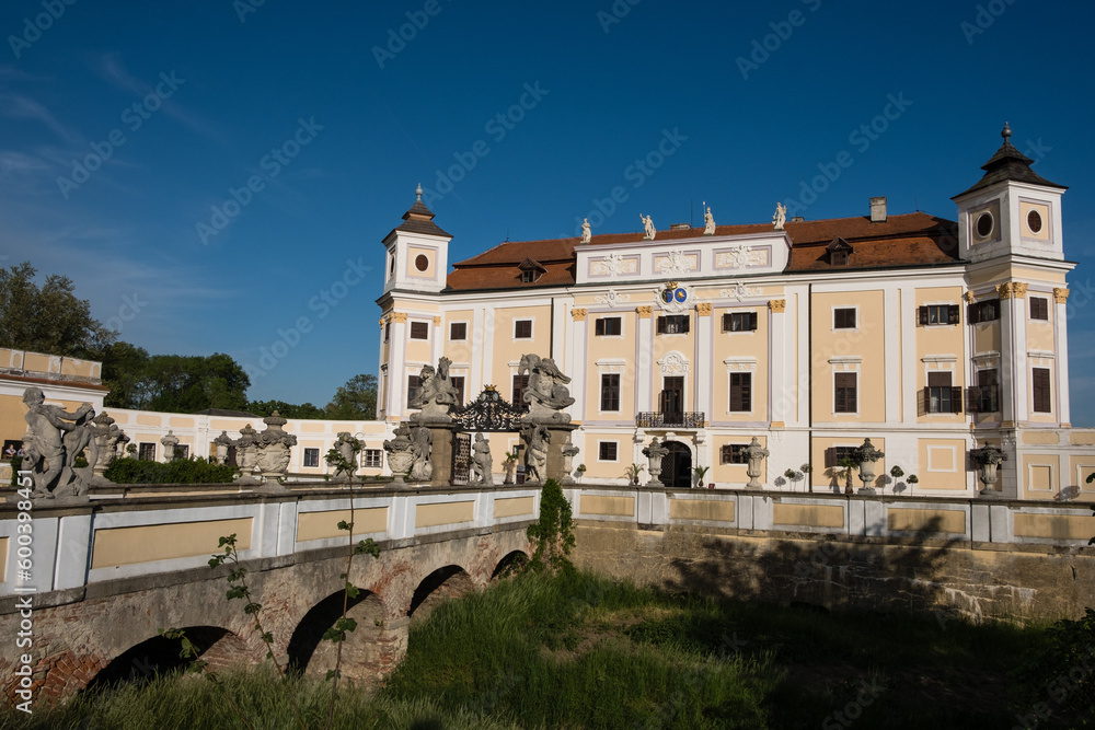 View to Milotice Castle, Czech Republic - State Milotice called pearl of South Moravia