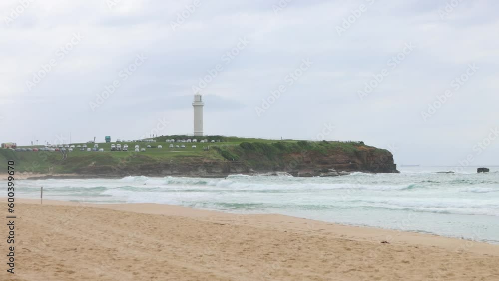Newcastle Australia Lighthouse Beach View Ocean Newcastle Australia Lighthouse Beach View Ocean