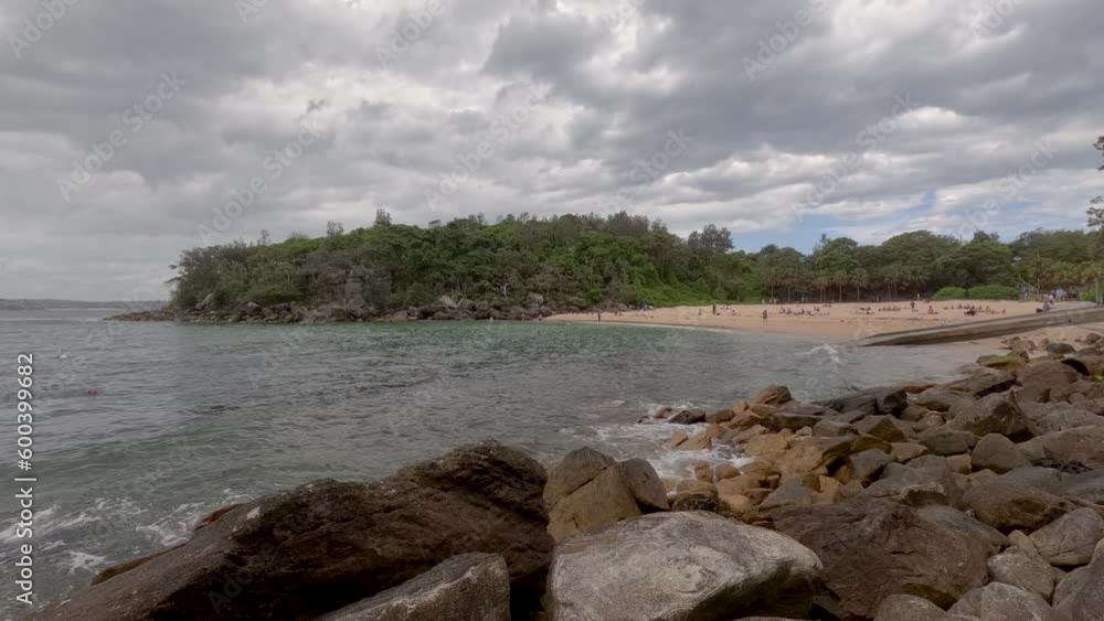 Shelly Beach Time lapse day tourist Sydney scenic travel Shelly Beach Time lapse day tourist Sydney scenic travel