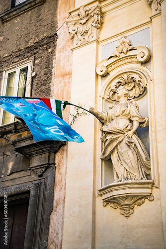 the city of Naples celebrates the euphory for the SerieA title back to the city 33 years after Maradona. photo