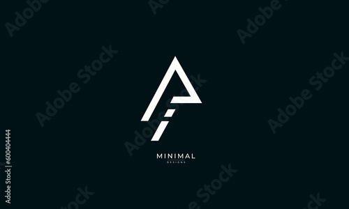 Monogram icon logo AI