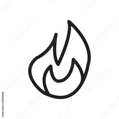Photographie fire line icon