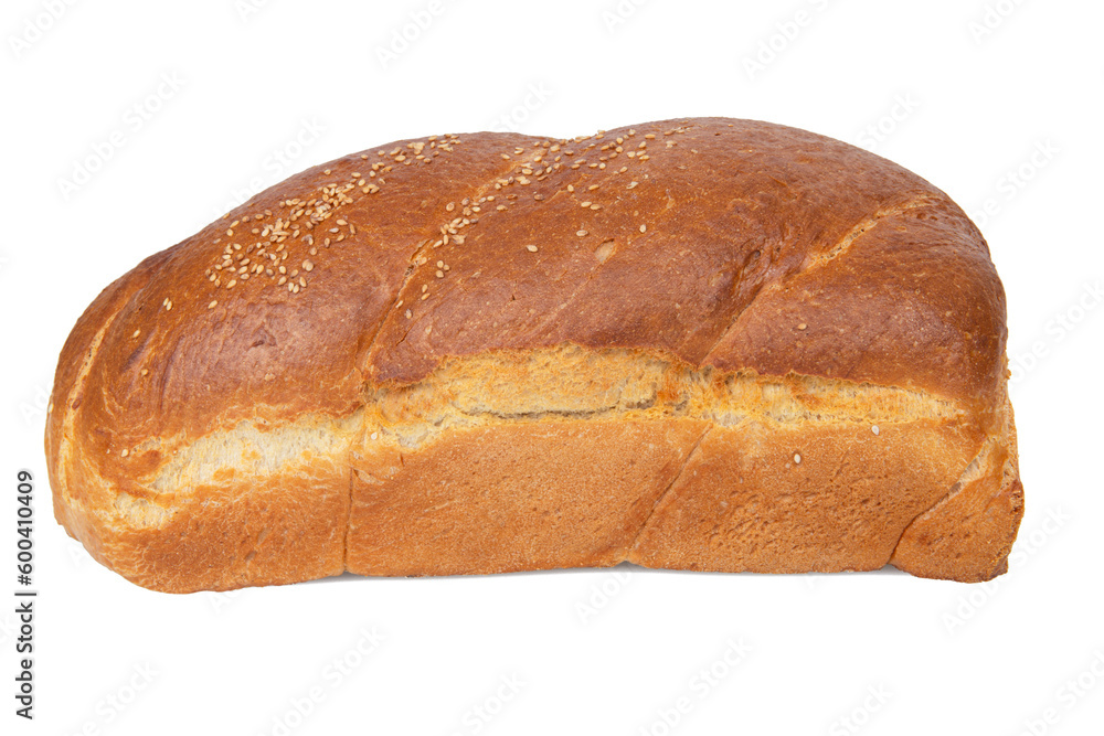 fresh baked bread isolated on white background fresh baked bread isolated on white background