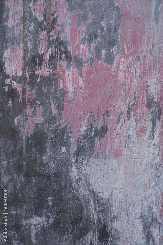 Painted cement wall with black stains grunge texture Painted cement wall with black stains grunge texture