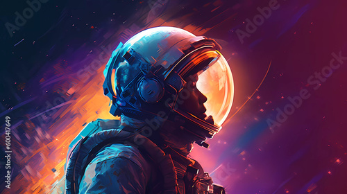 astronaut in space 