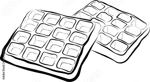 Waffles Outline